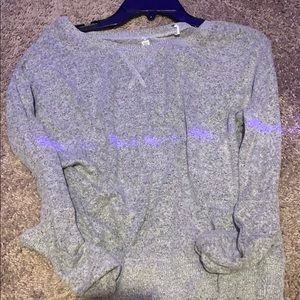 soft grey long sleeve